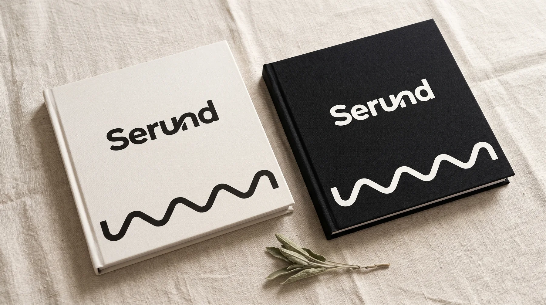 Serund: Айдентика семейной платформы воспоминаний: логотип, в котором одна буква продолжает другую