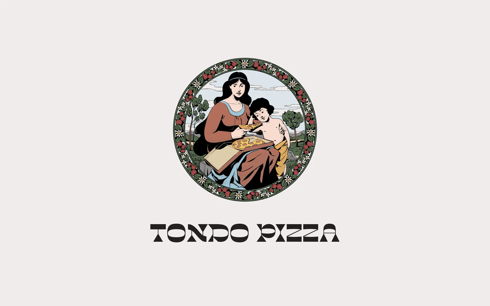 Tondo Pizza: логотип